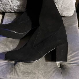 Knee-high Stuart Weitzman suede boots